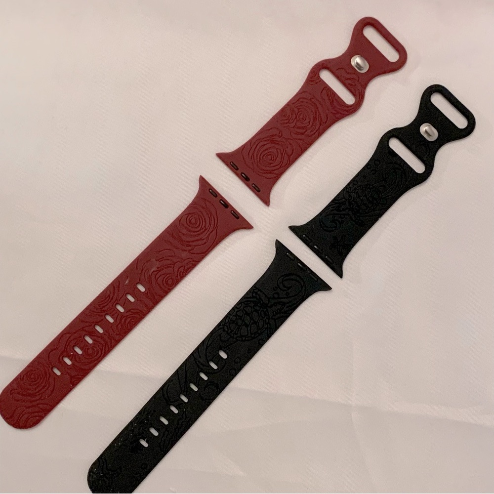 Roses and turtles IWatch bands 42/44/45mm